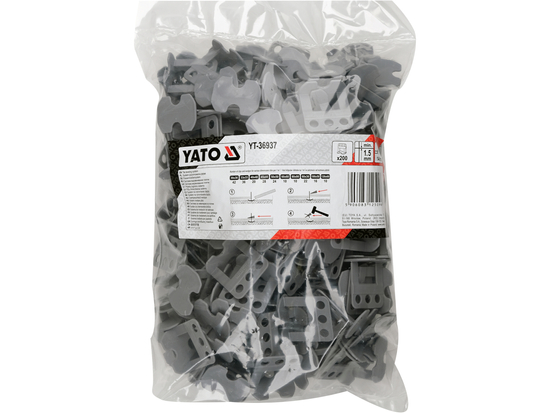 SISTEM DE NIVELARE (CLIPS) Y1,5MM 200BUC