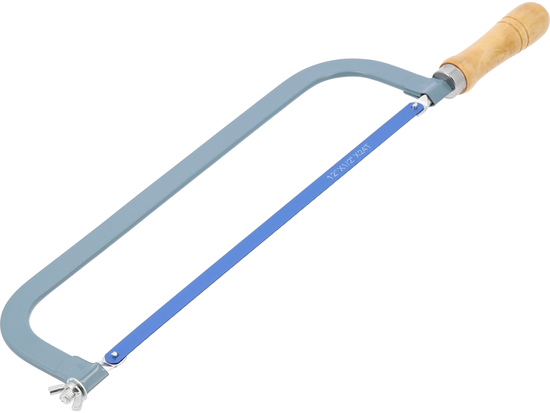 FIERĂSTRĂU CU CADRU METALIC 300MM, MÂNER DIN LEMN