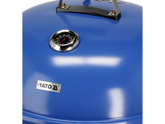 GRĂTAR CU CĂRBUNI ROTUND, 54CM, ALBASTRU