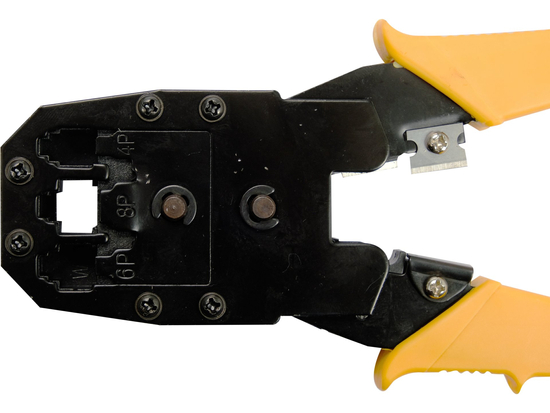 CLEȘTE PENTRU SERTIZAREA MUFELOR RJ45, RJ10, RJ11