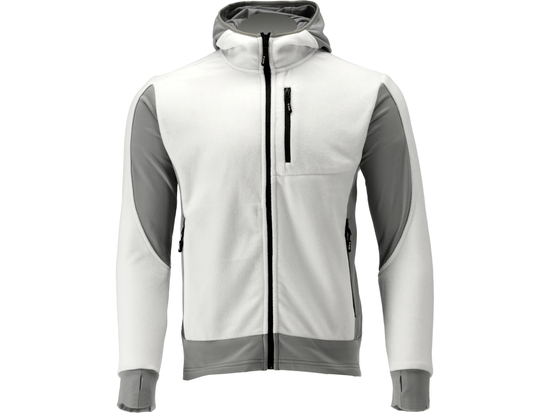 JACHETA FLEECE CU GLUGA SARNA ALBA M