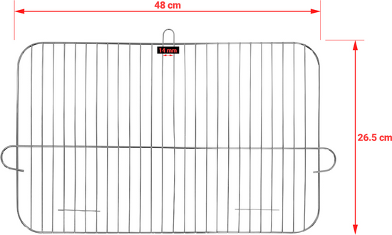 GRATAR CARBUNI 48X26,5CM