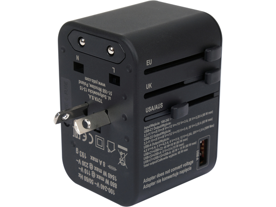 ADAPTATOR CĂLĂTORIE UNIV.USB-C 65W