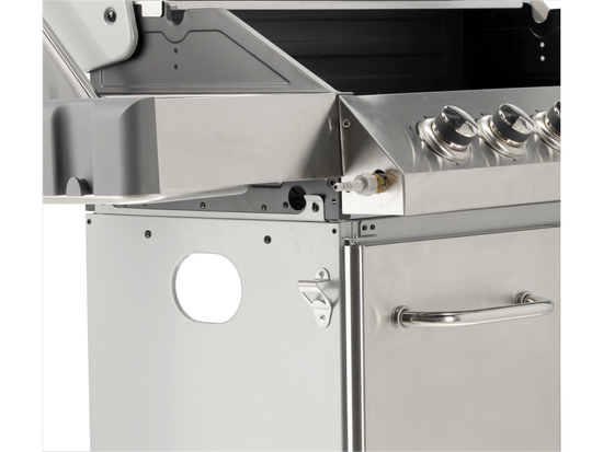 GRĂTAR PE GAZ ITAMI 6+1 ARZĂTOARE, 20.5KW, CAPAC CU GEAM