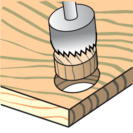 SET FREZE PT CEPURI LEMN 15-35MM, 10BUC