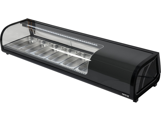 VITRINĂ FIRGORIFICĂ 6X1/3 GN, 153X42X26,5CM