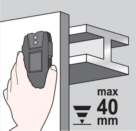 DETECTOR DE CABLURI ȘI PROFILE METAL