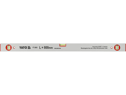 NIVELĂ ALUMINIU 800MM, 3 BULE