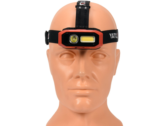 LANTERNĂ DE CAP CU ACUMULATOR, 800LM,3.7V, 2200MAH