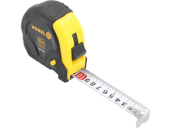 RULETĂ 10MX25MM, ROȘU - NEGRU