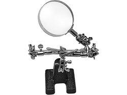 LUPĂ CU SUPORT REGLABIL, DIAMETRU 62MM