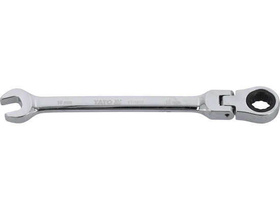 CHEIE COMBINATĂ CU CLICHET ȘI CAP FLEXIBIL 10MM