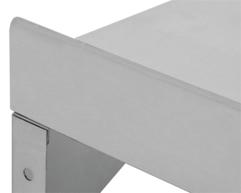 POLIȚĂ OȚEL INOXIDABIL 1500X300X180MM