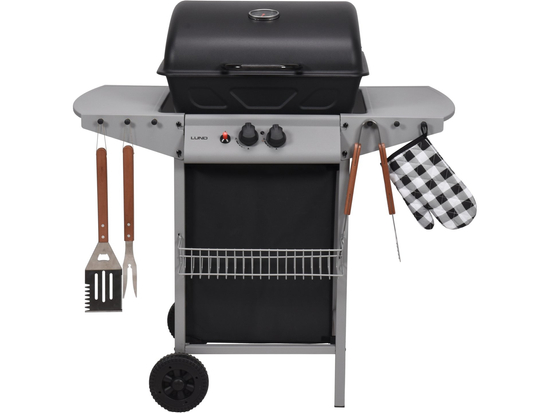 GRĂTAR GAZ BAVEN, 2 ARZĂTOARE, 5,5KW