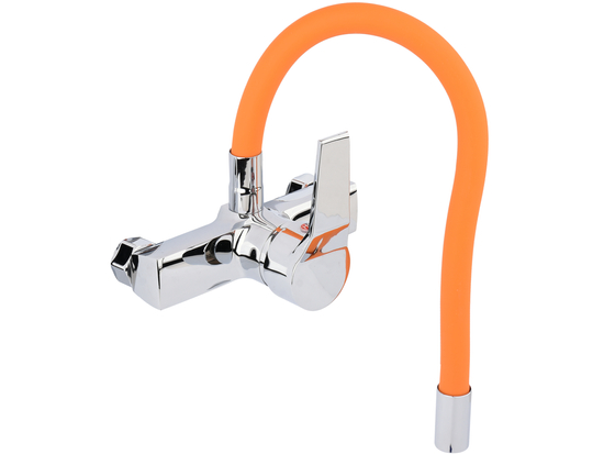 BATERIE DE PERETE CU TUB FLEXIBIL, PORTOCALIU