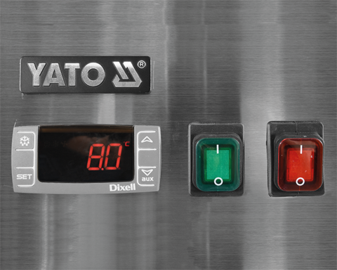 DULAP DE RĂCIRE GN2/1 CU UȘA DE STICLĂ, 650L