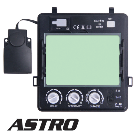 CASCĂ DE SUDURĂ CU AUTO-ÎNTUNECARE, FILTRU TRUE COLOR, CÂMP VIZUAL 100*68MM