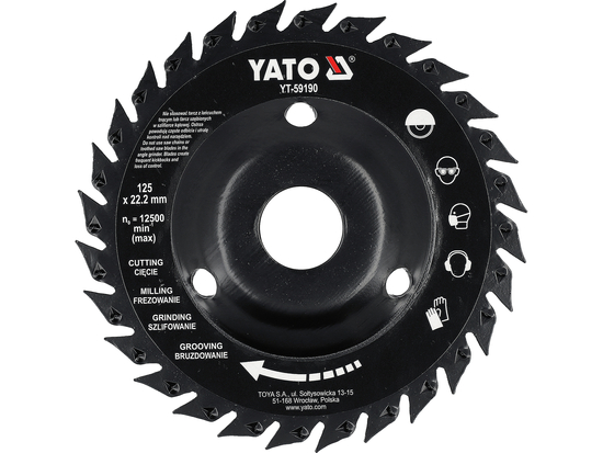 PANZĂ RASPEL PENTRU LEMN 125MM