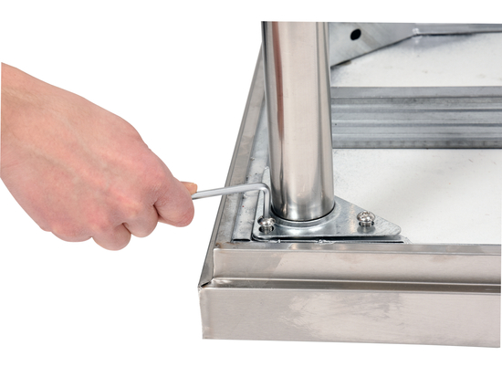 MASĂ DE LUCRU 800×700×H850MM CU SPAȚIU DE DEPOZITARE