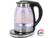 FIERBĂTOR, CANĂ DE STICLĂ, 1,8L, CONTROLUL TEMPERATURII