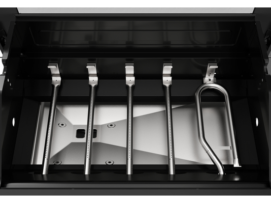 GRĂTAR PE GAZ YAO 5+1, 19KW, NEGRU