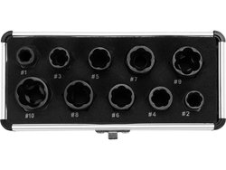SET EXTRACTOARE ȘURUBURI, 3/8'', 10 BUC