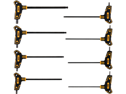 SET CHEI HEXAGONALE BILĂ ȘI MÂNER, 8 BUC