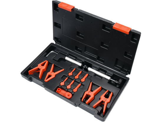 SET DE CLEME PENTRU FURTUNURI METALICE ȘI FLEXIBILE, 12 PIESE