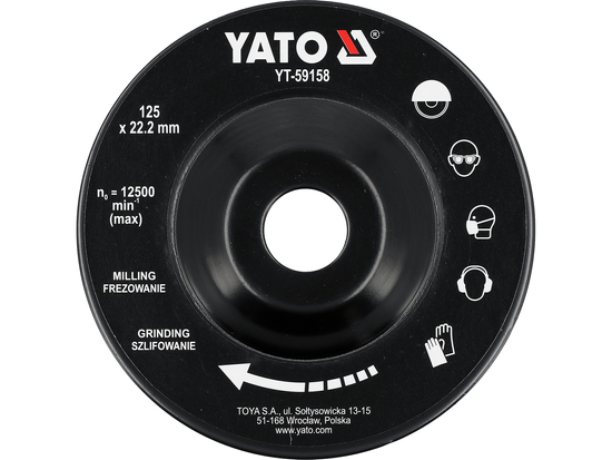 DISC RASPEL PENTRU LEMN 125MM