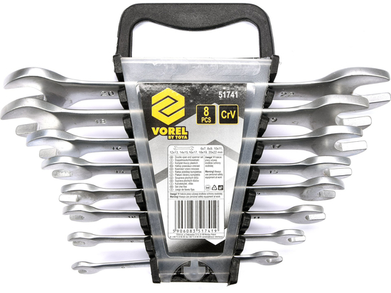 SET CHEI FIXE SATINATE 8 BUC, 6-22MM