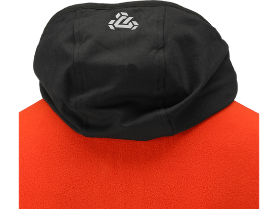 JACHETA FLEECE CU GLUGA SARNA ROSIE XL