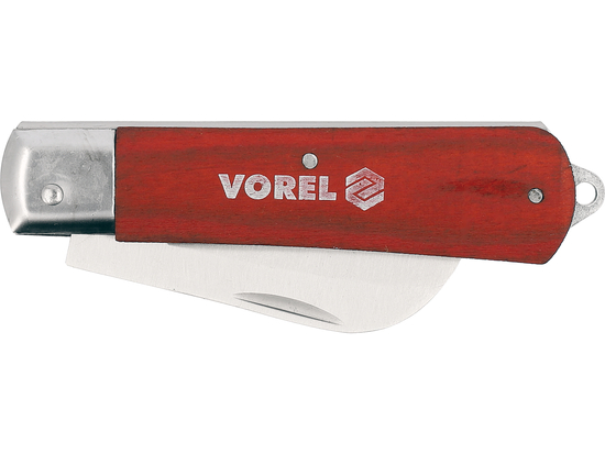 CUȚIT SECERĂ MÂNER LEMN 75MM