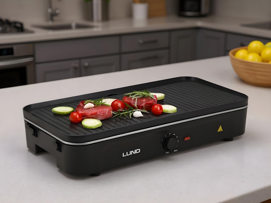 GRĂTAR ELECTRIC CU STAND 2200W 50X25CM