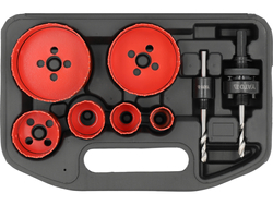 SET CAROTE PENTRU ELECTRICIENI, 8 BUC, 22-73MM