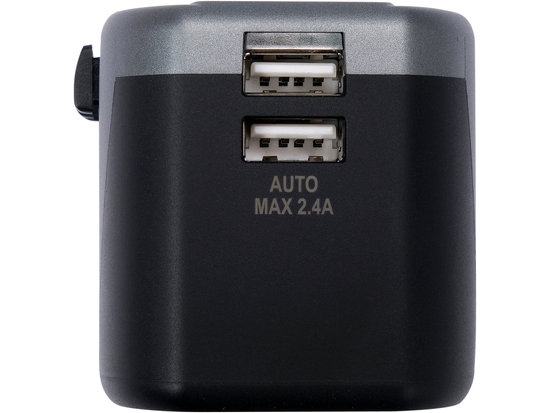 ADAPTOR UNIVERSAL DE CĂLĂTORIE, 2 X PORT USB