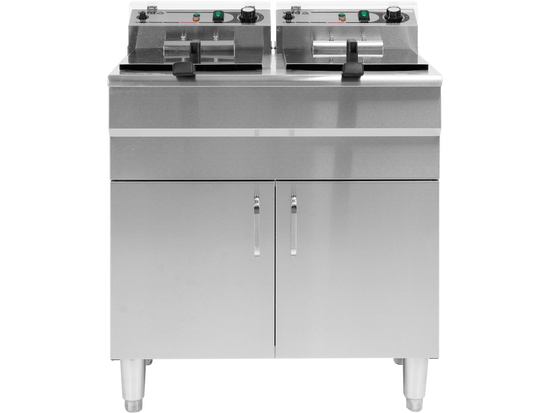 FRITEUZĂ CU DULAP 2X16L