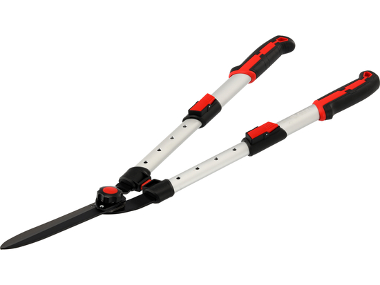 FOARFECĂ TELESCOPICĂ PENTRU GARD VIU CU LAMĂ DREAPTĂ, MÂNER ALUMINIU