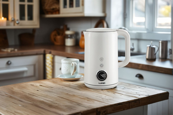 FIERBĂTOR ELECTRIC 1,7L, CONTROLUL TEMPERATURII, ALB