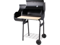 GRĂTAR BBQ CU AFUMĂTOARE ȘI TERMOMETRU