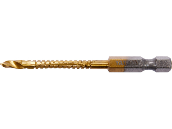 BURGHIU FREZĂ PRINDERE HEXAGONALĂ 4,0MM HSS-TIN