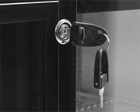 DULAP FRIGORIFIC PENTRU STICLE, 1 UȘA, 600X515X905MM, 142L