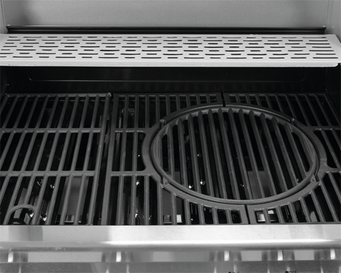 GRĂTAR PE GAZ ITAMI 3+1 ARZĂTOARE, 11.5KW, CAPAC CU GEAM