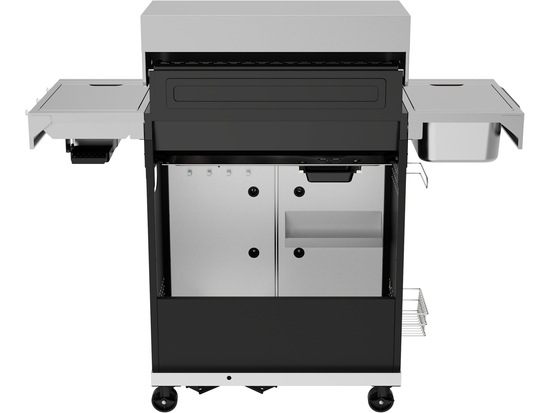 GRĂTAR PE GAZ YAO 5+1, 19KW, OȚEL INOXD.