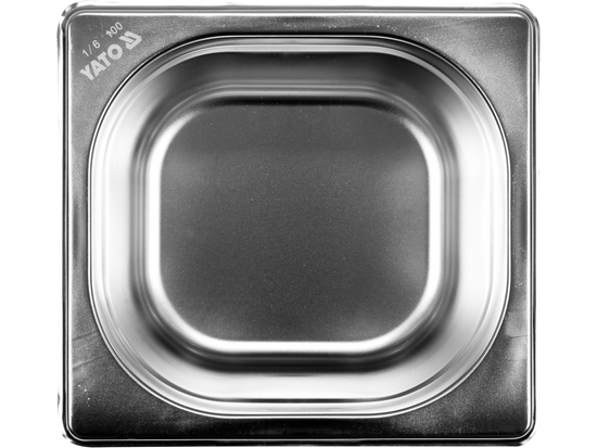 RECIPIENT GN1/6, OȚEL INOXIDABIL, 100MM, 1.5L
