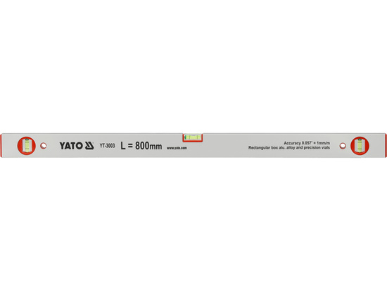 NIVELĂ ALUMINIU 800MM, 3 BULE