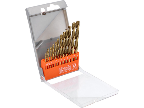 SET BURGHIE PENTRU METAL HSS - TITAN 2-8MM, 13 BUC