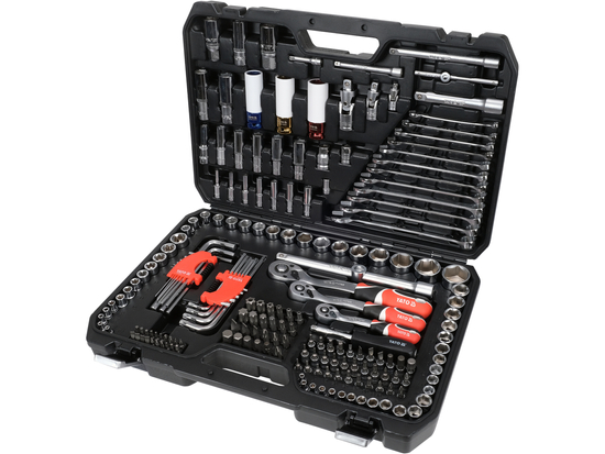 TRUSĂ TUBULARE 1/4'', 3/8'', 1/2'' 198 PIESE