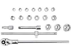 SET CHEI TUBULARE HEXAGONALE 3/4'', 21 BUC