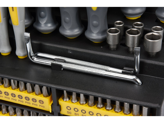 SET ȘURUBELNIȚE + BIȚI, 100 PIESE