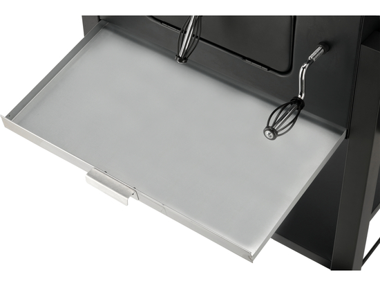 GRĂTAR CU CĂRBUNI, CU AFUMĂTOARE